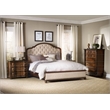 Hooker Furniture Leesburg Solid Wood Tufted Queen Headboard - Alabaster/Mahogany