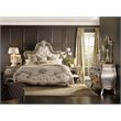 Sanctuary Tufted Queen Fabric Upholstered Bed in Silver by Hooker Furniture