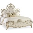 Sanctuary Tufted Queen Fabric Upholstered Bed in Silver by Hooker Furniture