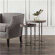 Hooker Furniture 2 Piece Mirror Top Accent Nesting Tables