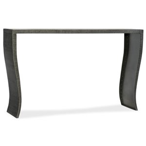hooker furniture melange everett console table in gray