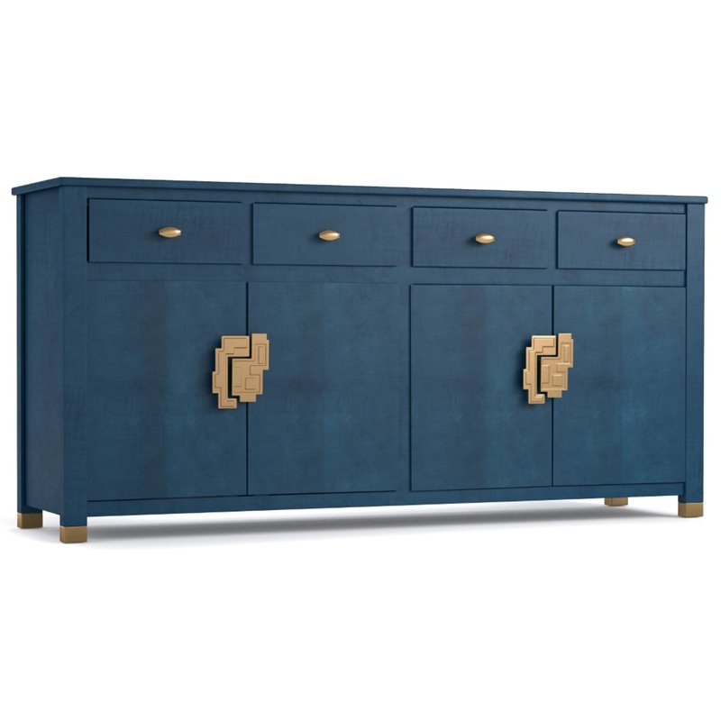 Furniture Cynthia Rowley Curiosity Sideboard In Blue 1586 Furniture Cynthia Rowley Curiosity Sideboard In Blue