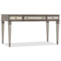 Hooker Furniture Rustic Glam Trestle Computer Desk In Light Wood