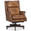 Hooker Furniture Beckett Leather Home Office Chair in Checkmate Pawn