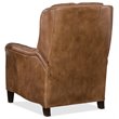 Hooker Furniture Nolte Leather Recliner in Checkmate Pawn