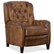 Hooker Furniture Nolte Leather Recliner in Checkmate Pawn
