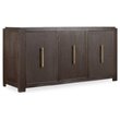 Hooker Furniture Curata Buffet in Midnight Brown and Brushed Brass