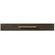 Hooker Furniture Curata Nightstand in Midnight Brown and Brushed Brass