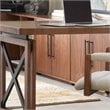 Hooker Furniture Elon 2 Door Storage Cabinet in Medium Wood