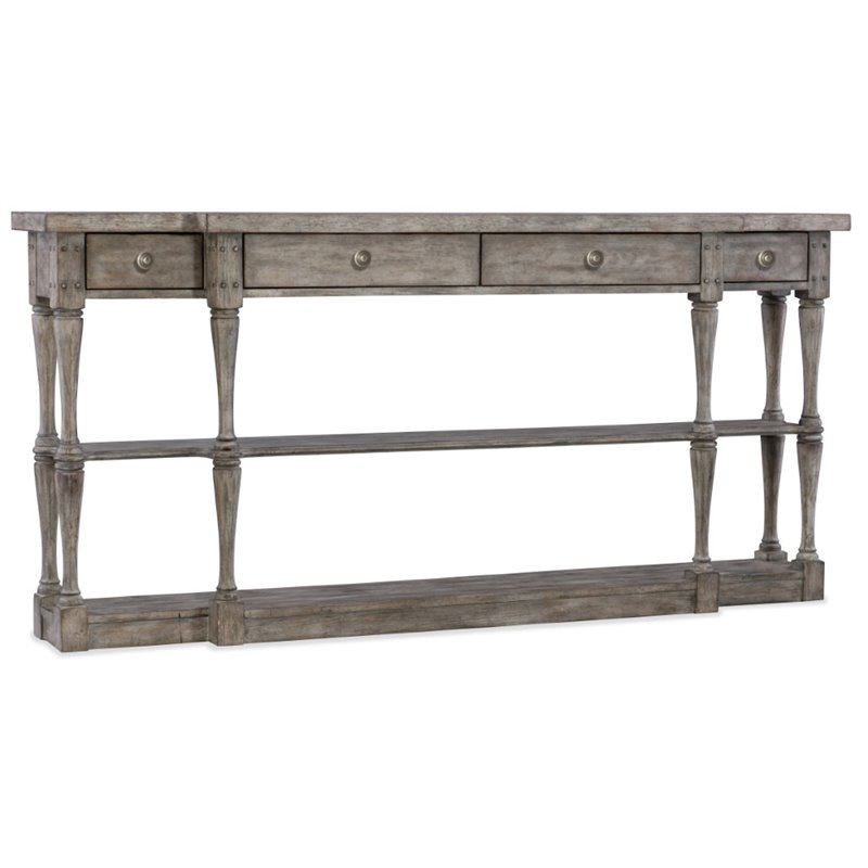 Hooker Furniture Living Room Sanctuary Four-Drawer Console