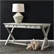 Hooker Furniture Melange Dixon Computer Desk in Distressed Light Gray