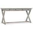 Hooker Furniture Melange Dixon Computer Desk in Distressed Light Gray