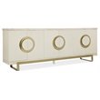 Hooker Furniture Melange Noelle Media Credenza in Cream and Gold
