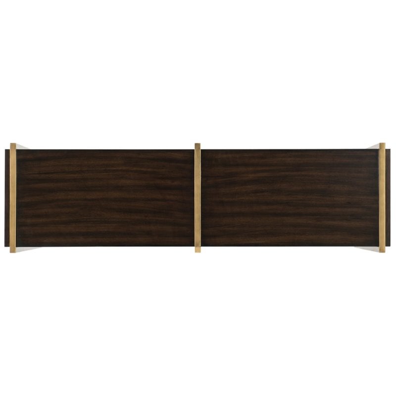 Hooker Furniture Melange Classic Media Credenza in Dark Wood