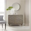 Hooker Furniture Melange Breck Accent Chest in Gray with Gold Accents