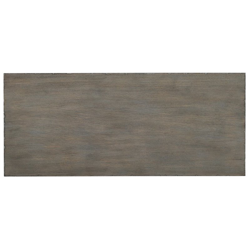 Hooker Furniture Melange Breck Accent Chest in Gray with Gold Accents