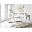 Hooker Furniture Melange Golden Gate Stone Top Console Table