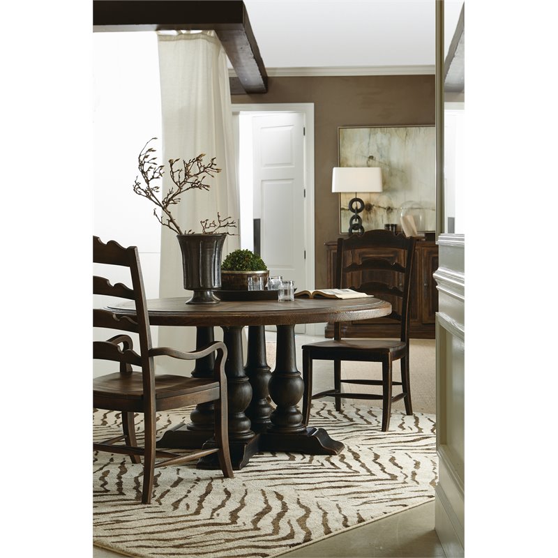 Hooker Furniture Hill Country Twin Sisters Ladderback Arm Chair