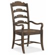 Hooker Furniture Hill Country Twin Sisters Ladderback Arm Chair