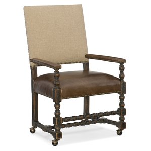 hooker furniture hill country comfort castered game chair