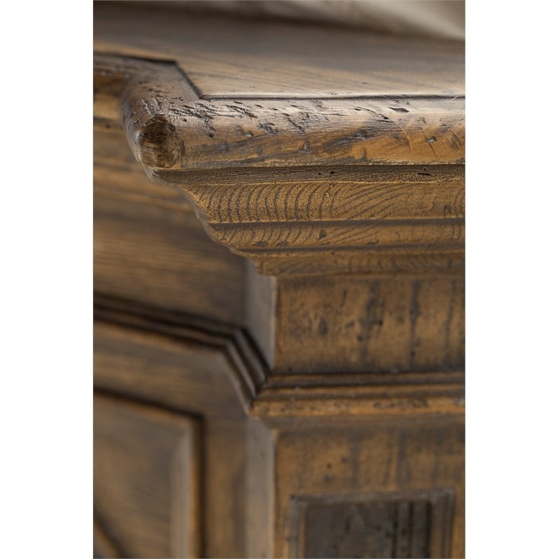 Hooker Furniture Hill Country Woodcreek Mansion Queen Headboard Brown/Black