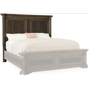 Hooker Furniture Hill Country Woodcreek Mansion Queen Headboard Brown/Black
