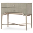 Elixir Two-Drawer Nightstand in Natural Wood Finish by Hooker Furniture