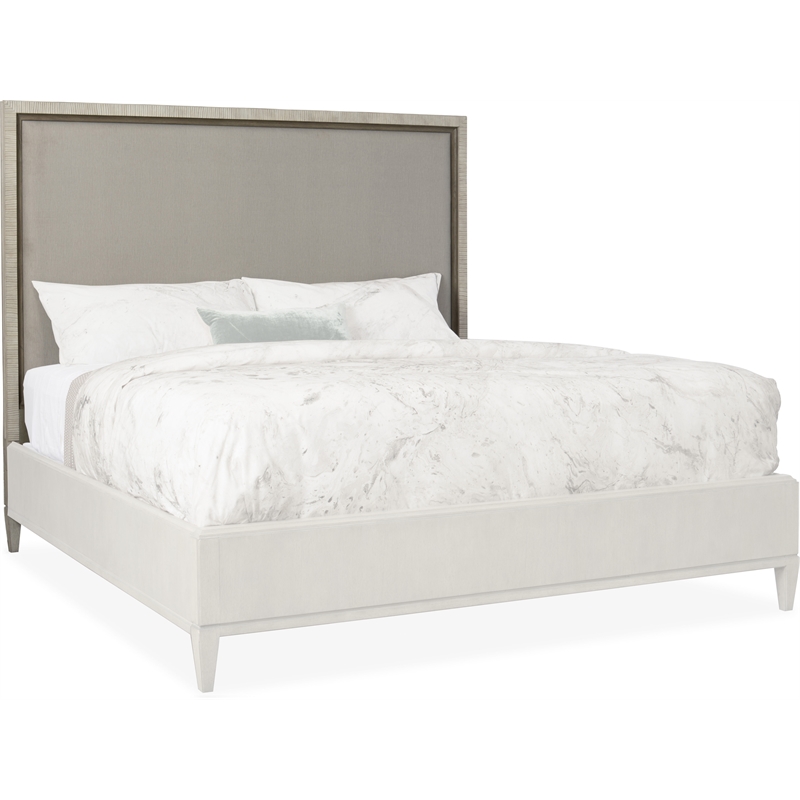 Hooker Furniture Elixir 6/0-6/6 King Upholstered Headboard Only in Gray/Beige