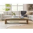 Hooker Furniture Amani Rope and Tempered Glass Top Cocktail Table