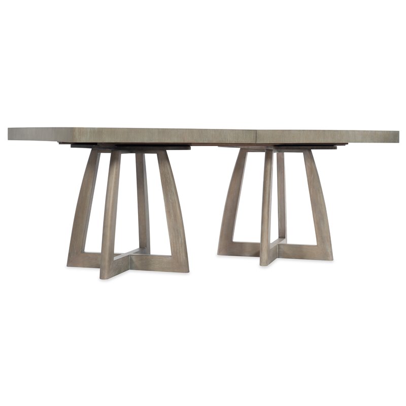 Hooker Furniture Dining Room Affinity 72 Inch Rectangle Pedestal Dining Table