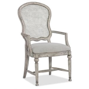 Hooker Furniture Boheme Gaston Metal Back Arm Chair
