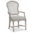 Hooker Furniture Boheme Gaston Metal Back Arm Chair
