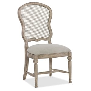 hooker furniture boheme gaston metal back side chair