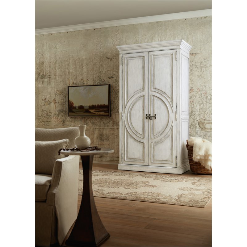 Hooker Furniture Boheme Bilzen Wardrobe in White Wash