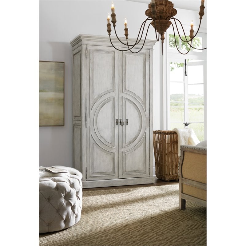 Hooker Furniture Boheme Bilzen Wardrobe in White Wash
