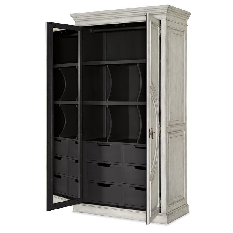 Hooker Furniture Boheme Bilzen Wardrobe in White Wash
