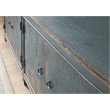 Boheme Salvator Wood Media Console in Distressed Blue by Hooker Furniture