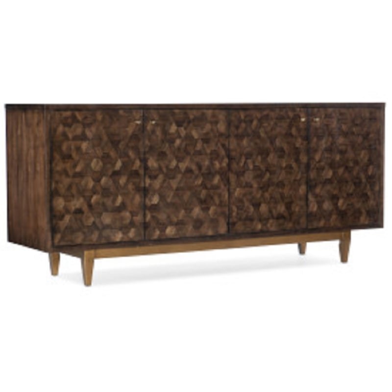 Hooker Furniture Living Room Melange Alpine Four-Door Credenza