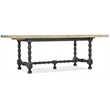 Hooker Furniture Dining Room Ciao Bella 84in Trestle Table -Flaky White/Black