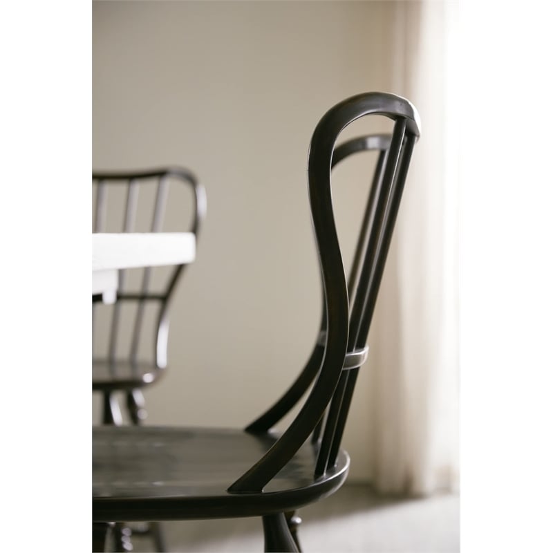 Hooker Furniture Dining Room Ciao Bella Spindle Back Counter Stool-Black