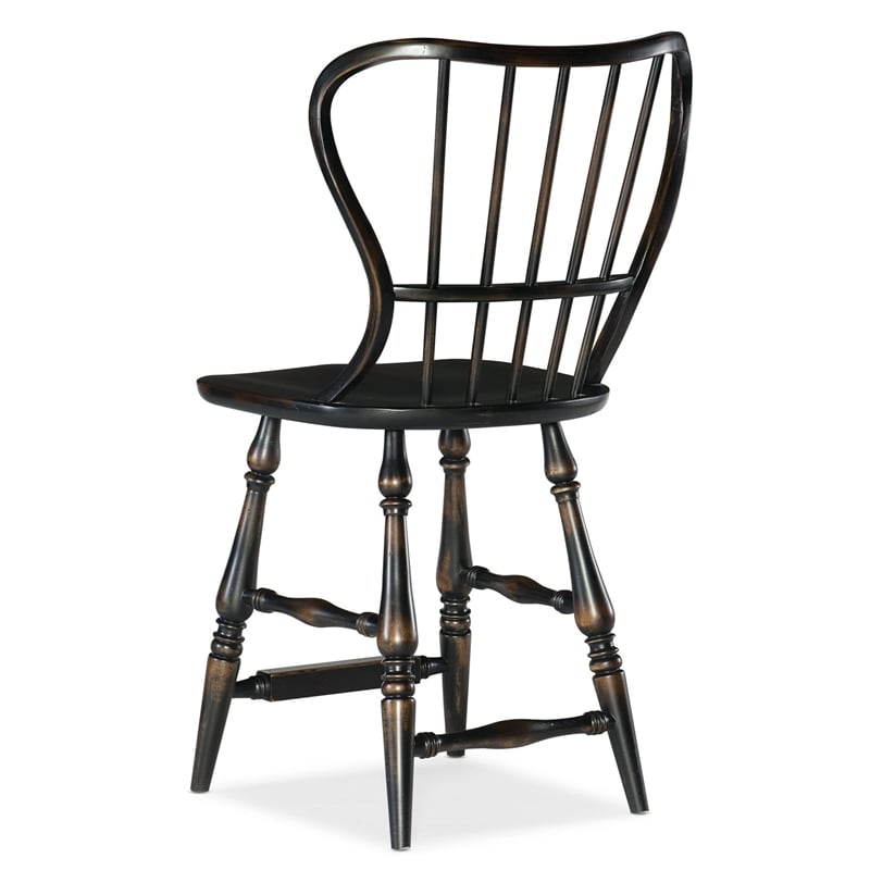 Hooker Furniture Dining Room Ciao Bella Spindle Back Counter Stool-Black