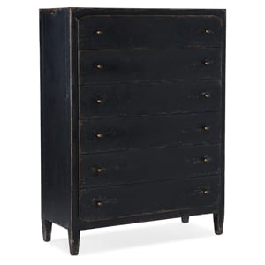 Hooker Furniture Bedroom Ciao Bella Six-Drawer Chest- Black