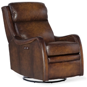 hooker furniture stark power swivel glider recliner