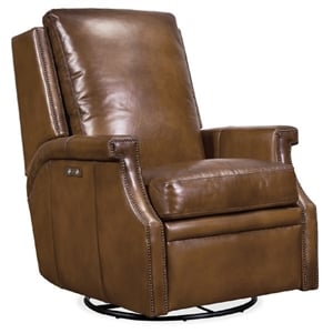 hooker furniture collin power swivel glider recliner