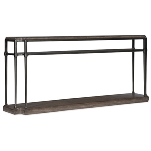 woodlands living room console table w/ metal