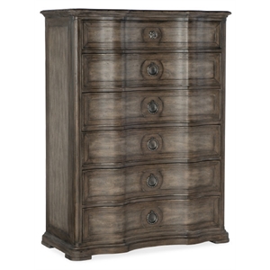 woodlands six-drawer chest