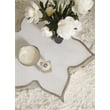 Sanctuary C Est La Vie Painted Glass Cocktail Table in Silver by Hooker