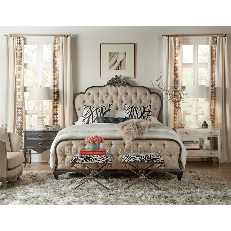 Hooker Furniture Bedroom Sanctuary Gemme Two Drawer Nightstand
