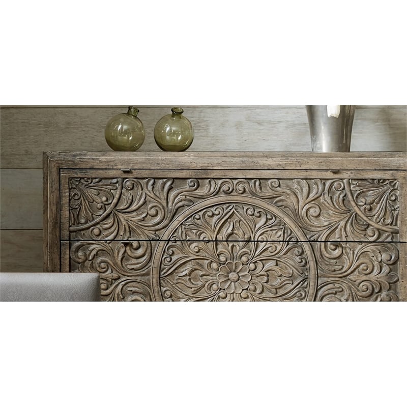Hooker Furniture Living Room La Grange Lockhart Three-Drawer Accent Chest