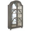 Dining Room Alfresco Costa Display Cabinet in Dark Gray Wood Finish by Hooker